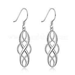 Brass Celtic Knot Dangle Earrings&nbsp;FS-WG354B2-01