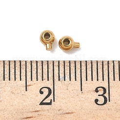 304 Stainless Steel Crimp Beads&nbsp;STAS-G361-02G