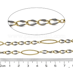 304 Stainless Steel Enamel Link Chains&nbsp;CHS-U003-01G-16