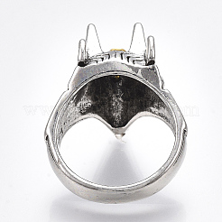 Alloy Wide Band Rings&nbsp;X-RJEW-T006-07