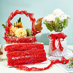 Chinlon Pleated Lace Trim&nbsp;EW-WH0013-28A