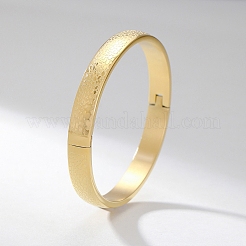 Stylish 201 Stainless Steel Hinged Bangles&nbsp;JP2746-2