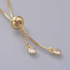 Adjustable Brass Slider Bracelets&nbsp;BJEW-JB04578-01