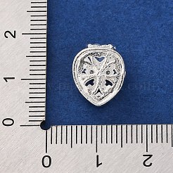Rack Plating Brass Micro Pave Cubic Zirconia Beads&nbsp;KK-Z082-08S