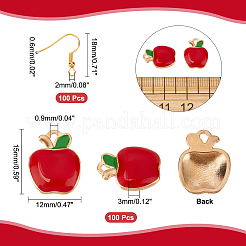 Apple Drop Earring Making Kit&nbsp;DIY-CA0003-77