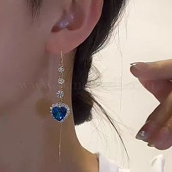 Alloy Rhinestone Ear Thread&nbsp;FS-WGD80ED-01