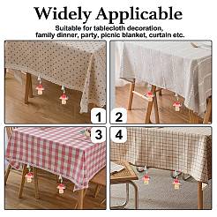 4Pcs Mushroom Resin Tablecloth Weights&nbsp;HJEW-SW00128-05