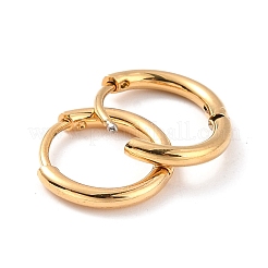 PVD Vacuum Plating 304 Stainless Steel Huggie Hoop Earrings for Women&nbsp;X-EJEW-F280-07A-G