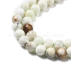 Natural Lemon Turquoise(Jasper) Beads Strands&nbsp;G-A262-A04-5mm