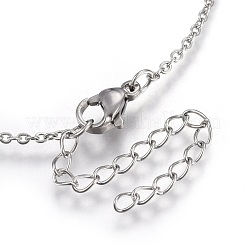 Brass Micro Pave Cubic Zirconia Pendant Necklaces&nbsp;NJEW-O108-12P