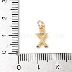 Brass Pave Clear Cubic Zirconia Charms&nbsp;KK-A273-01G-X