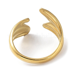 304 Stainless Steel Open Cuff Rings&nbsp;RJEW-L109-013G