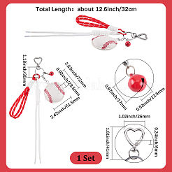 1Pc Sports ThemePU Leather Keychains&nbsp;KEYC-SP0001-67E