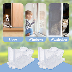 8Pcs ABS Plastic Child Safety Lock for Sliding Door&nbsp;KY-DC0001-18