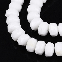Opaque Glass Beads Strands&nbsp;GLAA-Q114-01A-B01