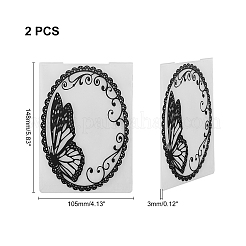 Plastic Embossing Folders&nbsp;DIY-WH0186-61