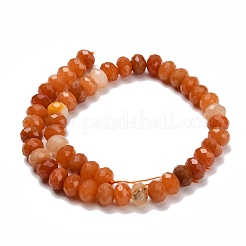Natural Red Aventurine Beads Strands&nbsp;G-C259-A10-8x12mm