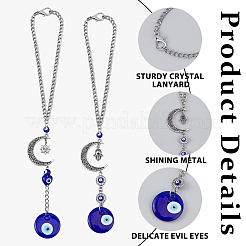 2Pcs 304 Stainless Steel Cable Chains Pendant Decoration&nbsp;HJEW-FH00132