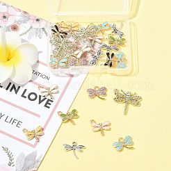 24Pcs 10 Styles Alloy Charms&nbsp;ENAM-FS0003-42