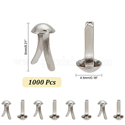 1000Pcs Iron Brads&nbsp;IFIN-PH0002-09