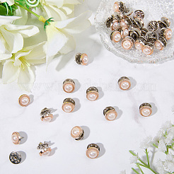 30Pcs Round Iron Lapel Pin Backs for Backpack Clothes&nbsp;JEWB-GF0011-52