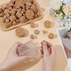 80Pcs 6 Styles Column Cork Stopper&nbsp;FIND-BC0014-31