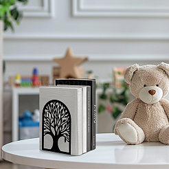 Non-Skid Iron Bookend Display Stands&nbsp;AJEW-WH0548-011