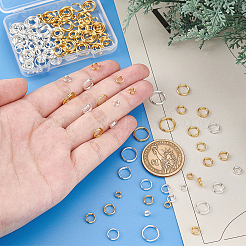180Pcs 12 Styles Brass Split Rings&nbsp;FIND-PH0020-26