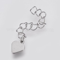 Tarnish Resistant 304 Stainless Steel Chain Extender&nbsp;X-STAS-I088-O-01P