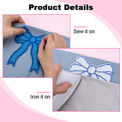 8Pcs Polyester Iron on/Sew On Patches&nbsp;DIY-PH0030-95