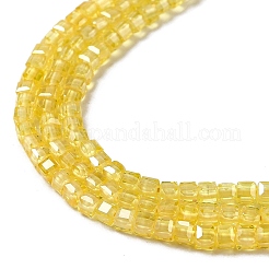 Cubic Zirconia Bead Strands&nbsp;ZIRC-P109-01A-M