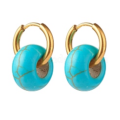 Synthetic Turquoise Chip Beads Jewelry Set&nbsp;SJEW-JS01223-03