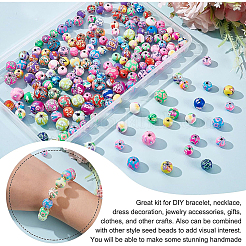 200Pcs 3 Style Handmade Polymer Clay Beads&nbsp;CLAY-BC0001-03