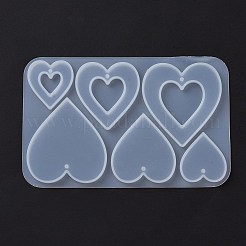 DIY Playing Card Theme Pendants Silicone Molds&nbsp;DIY-C076-01C