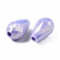 Spray Painted Acrylic Beads&nbsp;MACR-S280-04