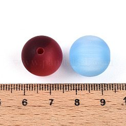 Frosted Resin Beads&nbsp;RESI-N042-16mm-06