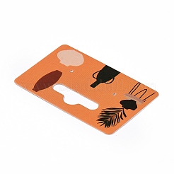 Rectangle Paper One Pair Earring Display Cards with Hanging Hole&nbsp;CDIS-C004-04D
