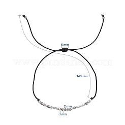 Unisex Adjustable Morse Code Bracelets&nbsp;BJEW-JB04988-04