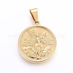 304 Stainless Steel Pendants&nbsp;STAS-H458-03G