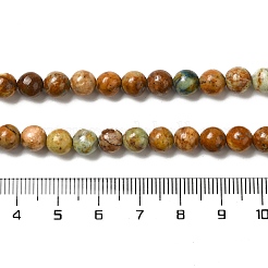 Natural Yellow Chrysocolla Beads Strands&nbsp;G-H298-A07-02