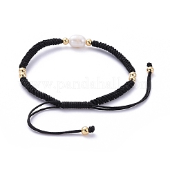 Adjustable Nylon Threads Braided Bead Bracelets&nbsp;BJEW-JB05259-01