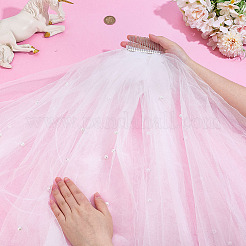 Polyester Bridal Veils&nbsp;AJEW-WH0270-728