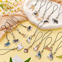 Alloy Enamel Mobile Strap&nbsp;HJEW-SW00023-02
