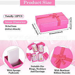 Cardboard Jewelry Storage Gift Boxes for Earrings Rings&nbsp;CON-TAC0004-14
