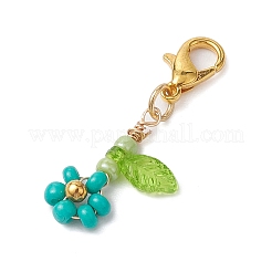 Acrylic Flower Pendant Decorations&nbsp;HJEW-MZ00086