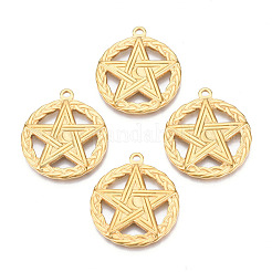 Ion Plating(IP) 201 Stainless Steel Pendants&nbsp;STAS-N098-076LG