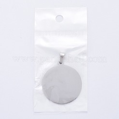 Tarnish Resistant 304 Stainless Steel Pendants&nbsp;STAS-P063-09P