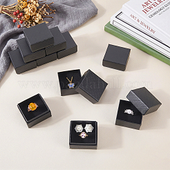 Diamond Textured Paper Finger Ring Packing Boxes&nbsp;CON-WH0085-212A