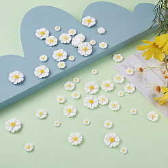 150Pcs 5 Style Opaque Resin Cabochons&nbsp;CRES-BT0001-03