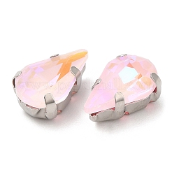 Mocha Fluorescent(MI) Teardrop Sew on Rhinestone&nbsp;GGLA-M006-01A-P02